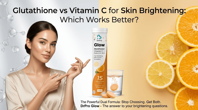 Glutathione vs Vitamin C for Skin Brightening: Which Works Better?